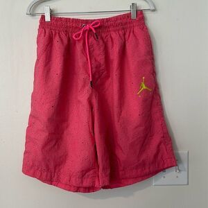 Air Jordan Cement Pool Shorts Hyper Pink L